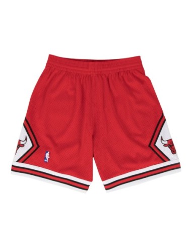 PANTALÓN CORTO MITCHELL AND NESS NBA SWINGMAN ROAD SHORTS CHICAGO BULLS 1997-98