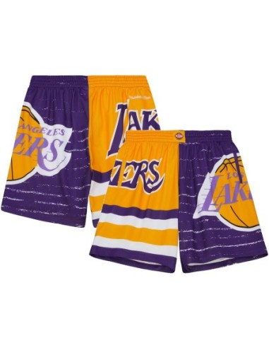 PANTALÓN CORTO MITCHELL AND NESS NBA JUMBOTRON 3.0 SHORTS LOS ANGELES LAKERS