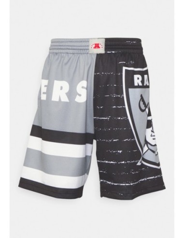 PANTALÓN CORTO MITCHELL AND NESS NFL JUMBOTRON 3.0 SHORTS OAKLAND RAIDERS