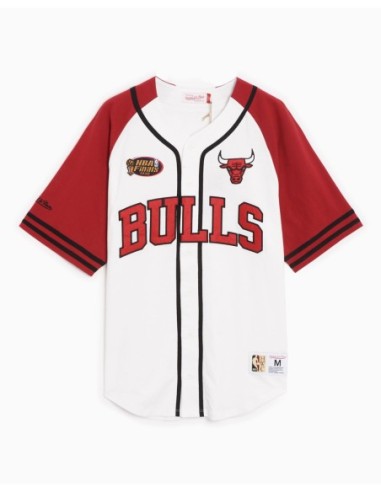 CAMISETA MITCHELL AND NESS NBA PRACTICE DAY BUTTON FRONT JERSEY CHICAGO BULLS