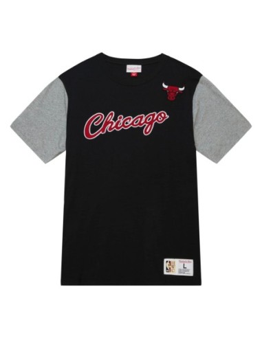CAMISETA MITCHELL AND NESS COLOR BLOCKED S/S TEE CHICAGO BULLS