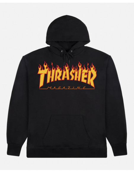 SUDADERA THRASHER FLAME LOGO HOOD