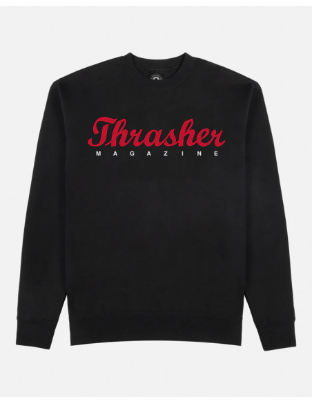 SUDADERA THRASHER SCRIPT CREWNECK