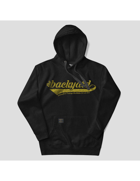 SUDADERA THE BACKYARD NEUE OLD SCHOOL GOLD LOGO PREMIUM UNISEX HOODIE