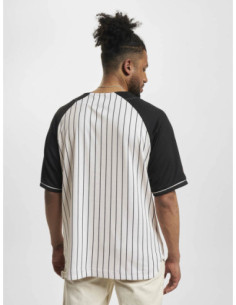 CAMISETA FUBU VARSITY PINSTRIPED BASEBALL JERSEY 2