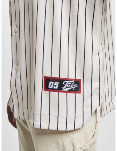 CAMISETA FUBU VARSITY PINSTRIPED BASEBALL JERSEY