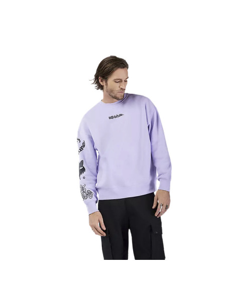 SUDADERA FOX HELLO FUTURE OVERSIZED FLC CREW
