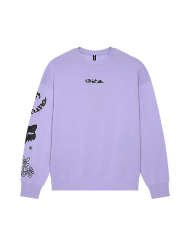 SUDADERA FOX HELLO FUTURE OVERSIZED FLC CREW