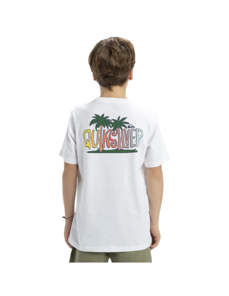 CAMISETA QUIKSILVER EV SUNNY PALMS SS YTH