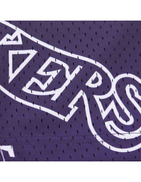 PANTALON CORTO  MITCHELL AND NESS NBA DESTINATION LEISURE CAMP SHORTS LAKERS
