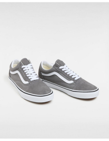 ZAPATILLAS VANS SKATE OLD SKOOL PEWTER/WHITE
