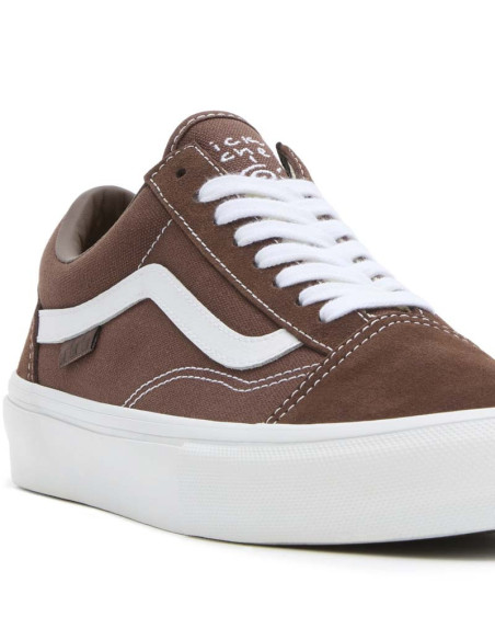 ZAPATILLAS VANS SKATE OLD SKOO NICK MICHEL BROWN/WHITE