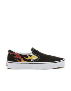 ZAPATILLAS VANS CLASSIC SLIP-O (FLAME) BLACK/BLACK/TR WHT