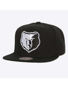 GORRA MITCHELL AND NESS NBA EVERGREEN BLACK WHITE...