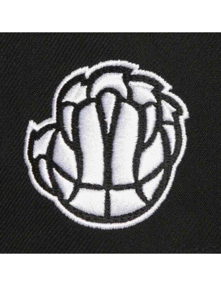 GORRA MITCHELL AND NESS NBA EVERGREEN BLACK WHITE SNAPBACK GRIZZLIES