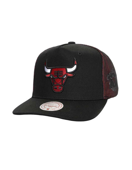 GORRA MITCHELL AND NESS NBA TREMOR TRUCKER BULLS