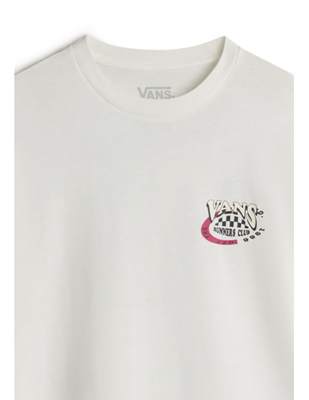 CAMISETA VANS YOUTH MARATHON SS MARSHMALLOW