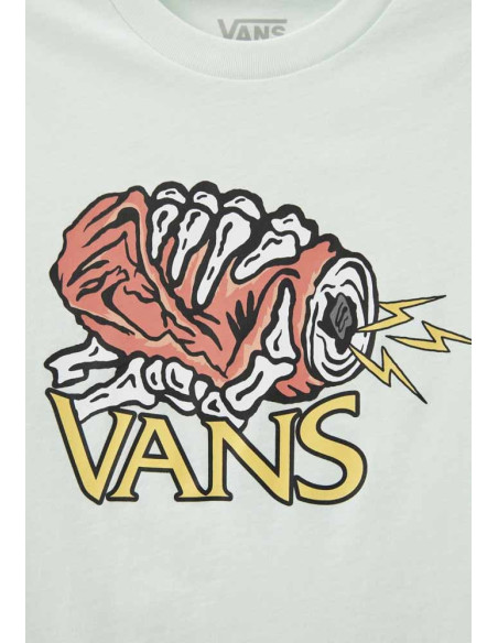 CAMISETA VANS YOUTH HAND CRUSH SS HINT OF MINT