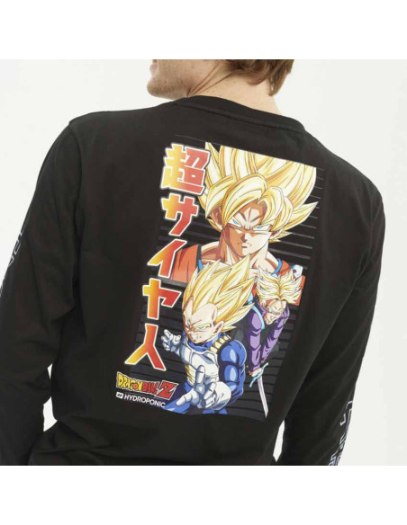 CAMISETA HYDROPONIC DBZ SAIYAN 3 LS