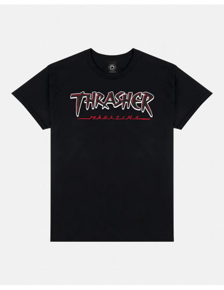 CAMISETA THRASHER SLASH T-SHIRT BLK