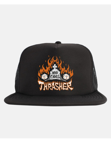GORRA THRASHER WHO CARES BY NECKFACE TRUCKER