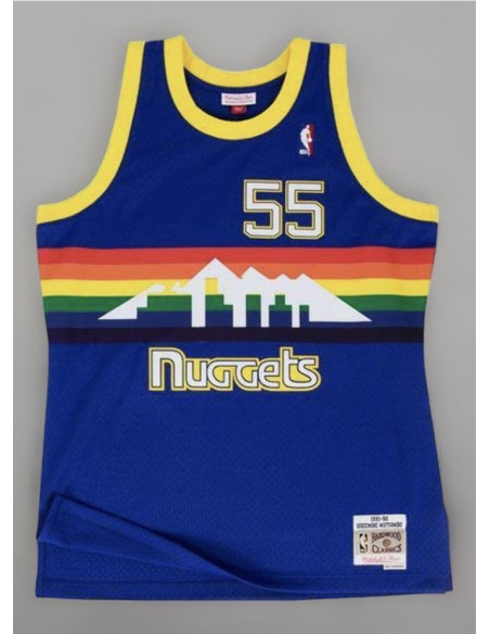 CAMISETA DE TIRANTES MITCHELL AND NESS NBA SWINGMAN ROAD JERSEY NUGGETS 91 DIKEMBE MUTOMBO