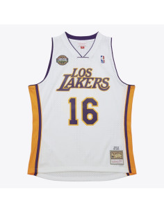 CAMISETA DE TIRANTES MITCHELL AND NESS NBA WHITE LOS... 2