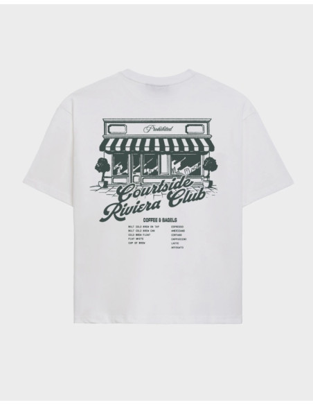 CAMISETA PROHIBITED COFFEE AND BAGEL